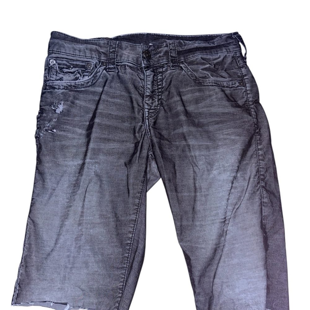 Gray True religion jean shorts